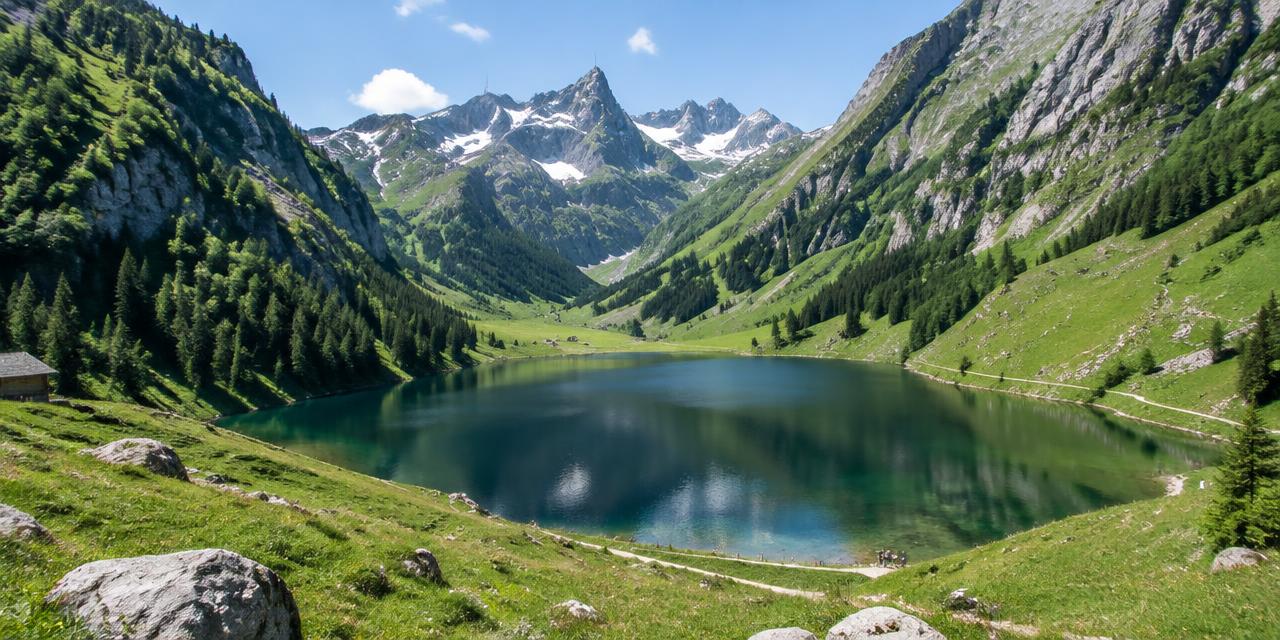 Seealpsee & Säntis, Appenzell Innerrhoden