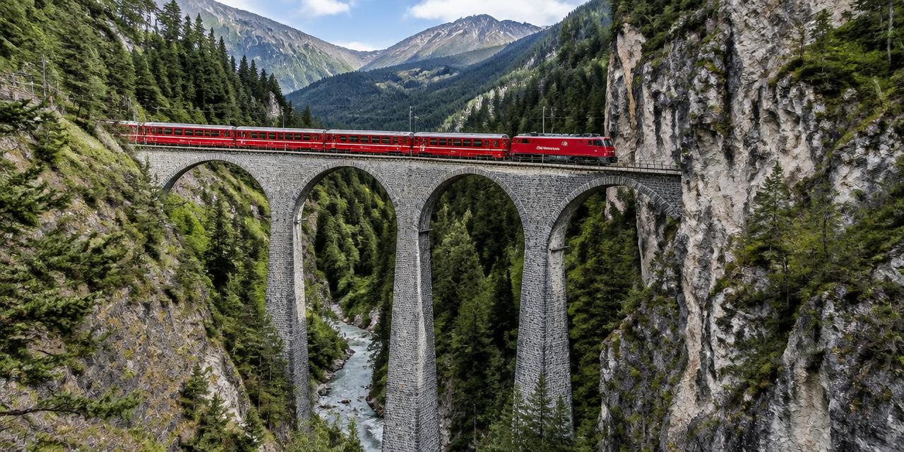 Landwasser Viaduct, Graubünden